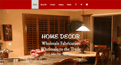 Desktop Screenshot of homedecorwf.com